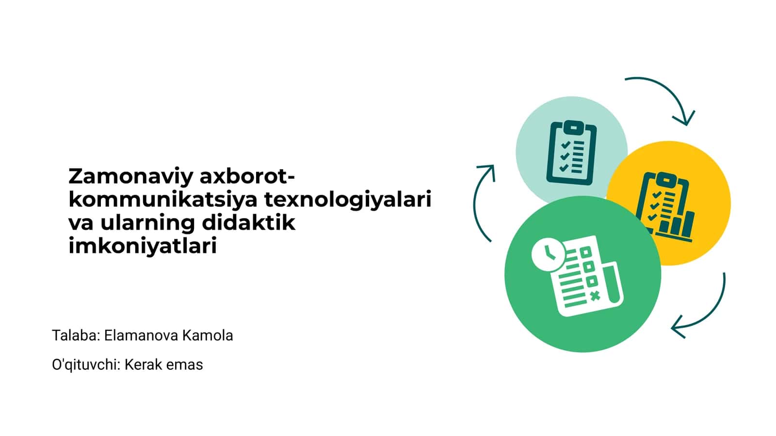 Zamonaviy axborot-kommunikatsiya texnologiyalari va ularning didaktik imkoniyatlari 1