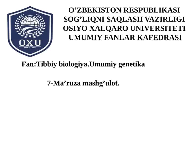 UMUMIY FANLAR KAFEDRASI 1