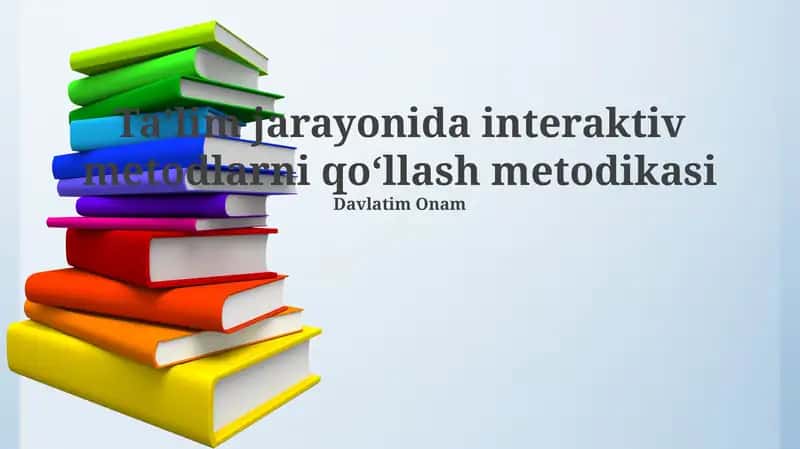 Interaktiv metodlar 1