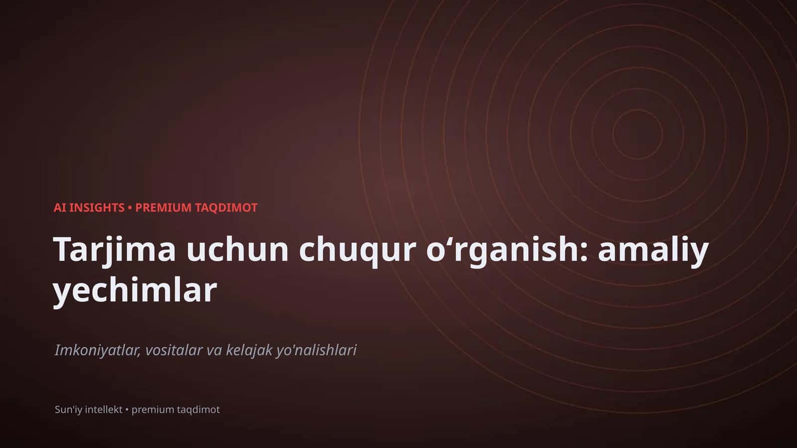 Sun'iy intellekt • premium taqdimot 1