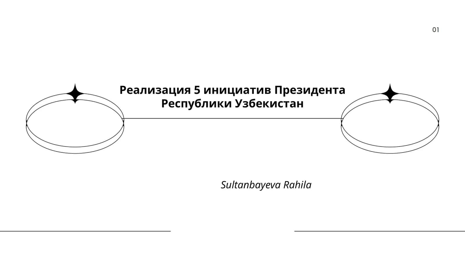 Реализация 5 инициатив Президента Республики Узбекистан 1
