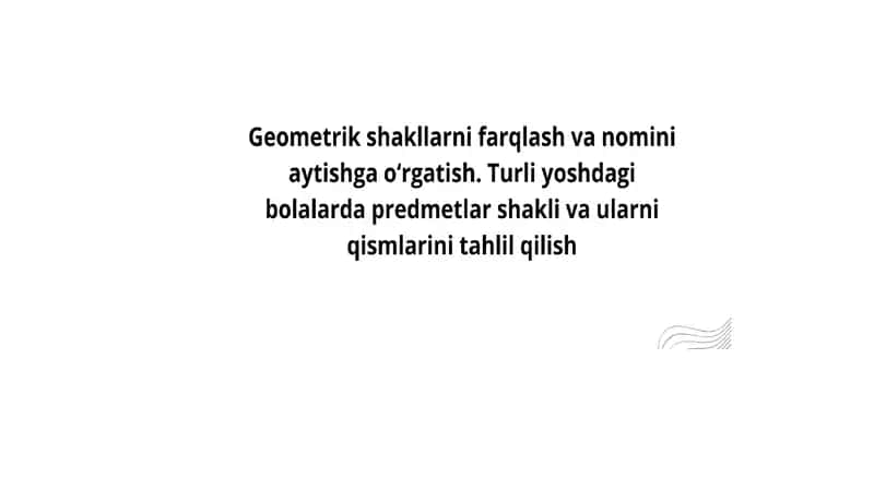 Elementar matematik tasavvurlar 1