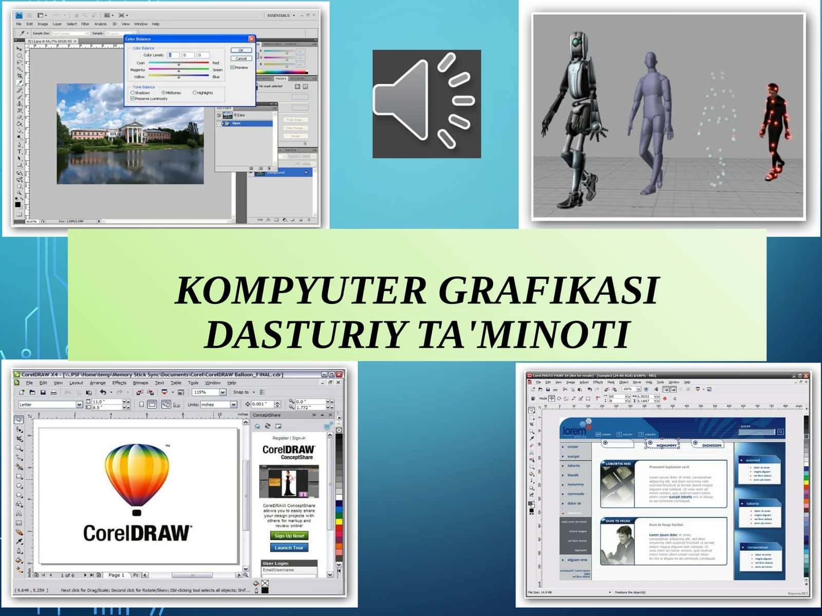 Kompyuter grafikasi dasturiy ta'minoti 1