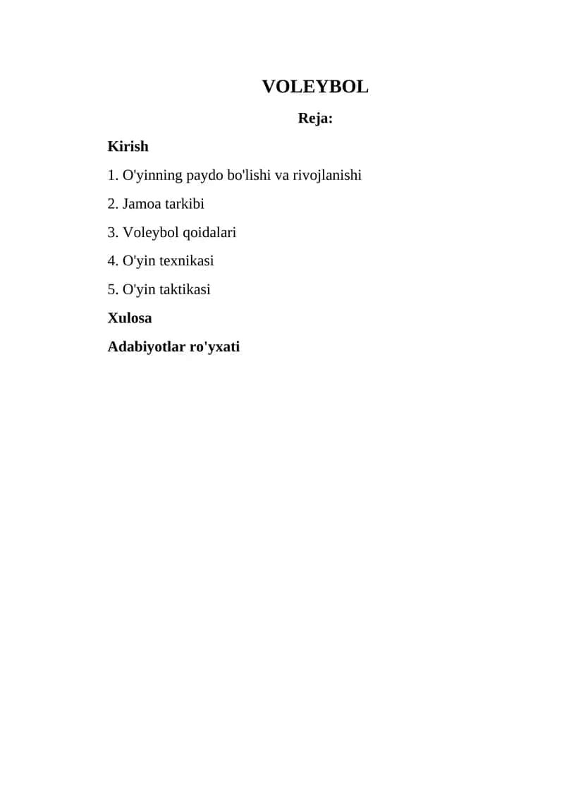 VOLEYBOL 1