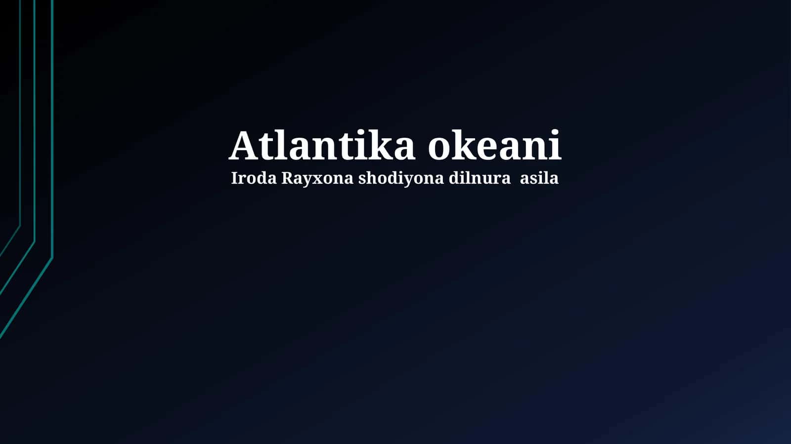 Atlantika okeani 1