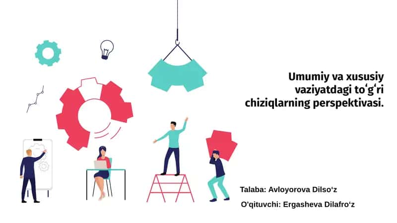 To'g'ri chiziqlarning perspektivasi 1