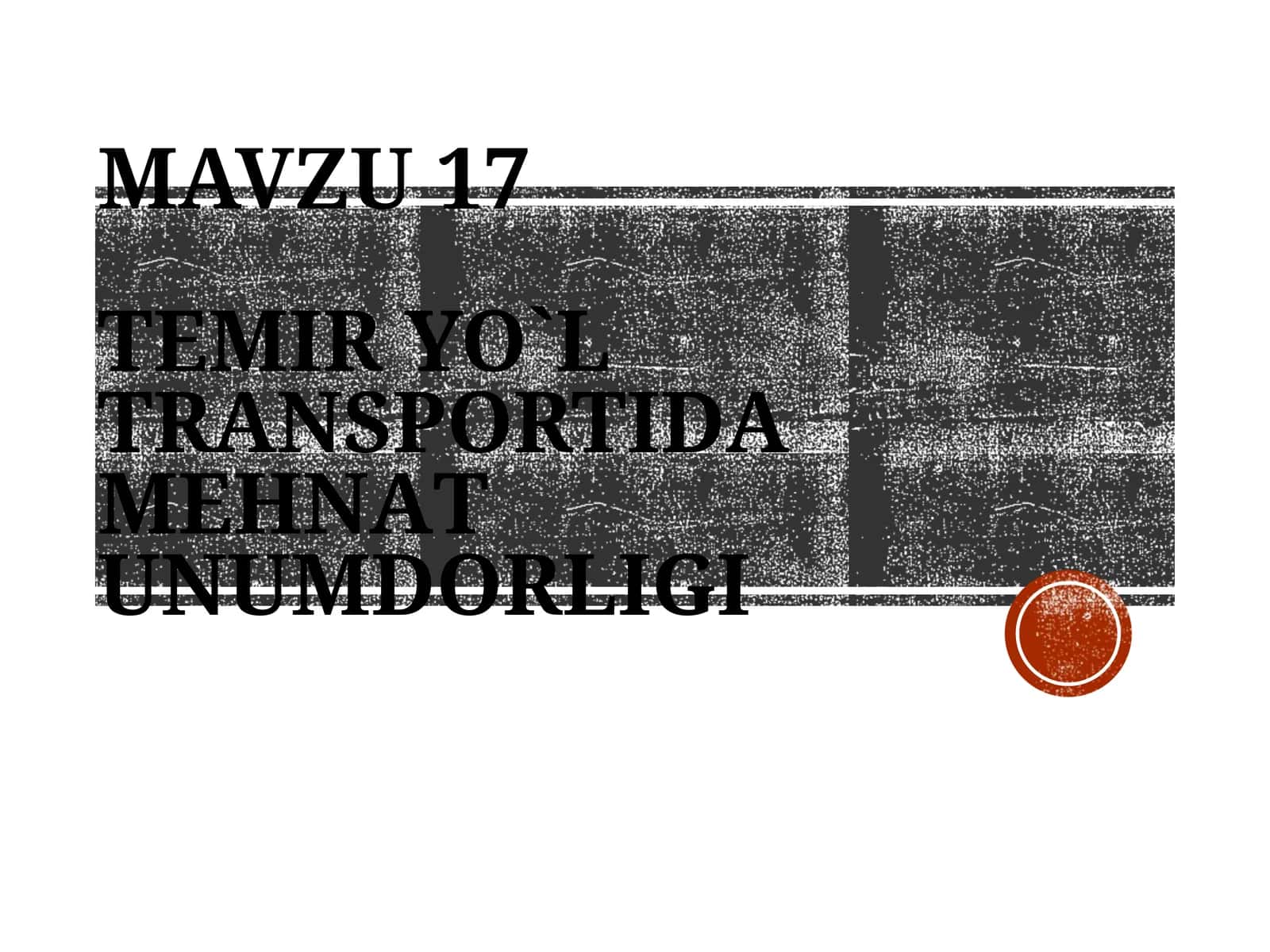 Tеmir yo`l trаnspоrtidа mеhnаtunumdorligi 1