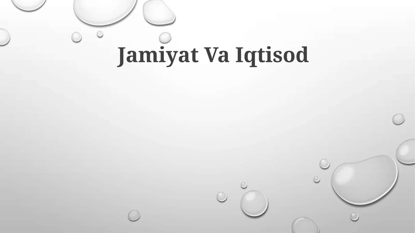Pulning roli iqtisodiy o'sishda 1