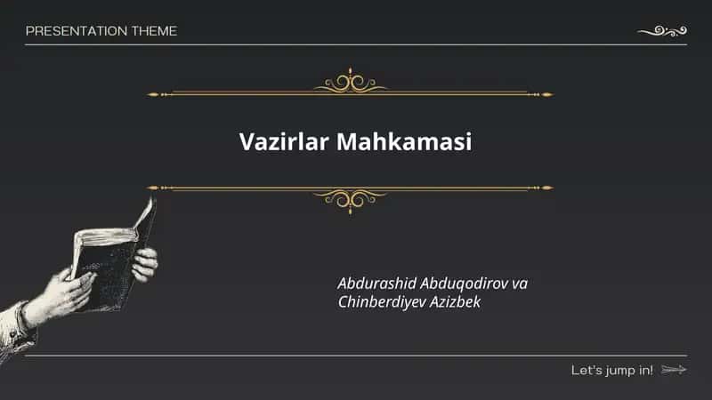Vazirlar Mahkamasi 1