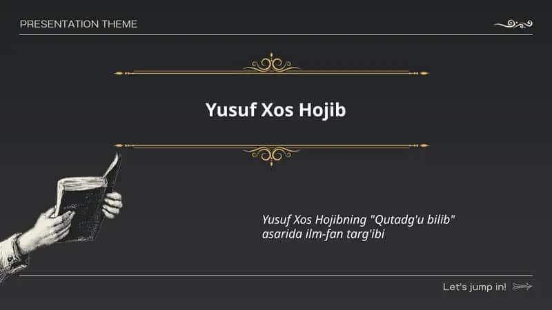Yusuf Xos Hojibning "Qutadg'u bilib" asari 1