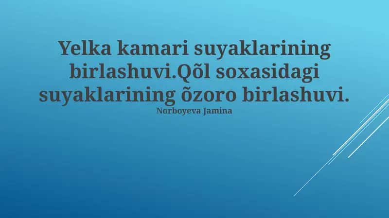 Barmoq suyaklari 1