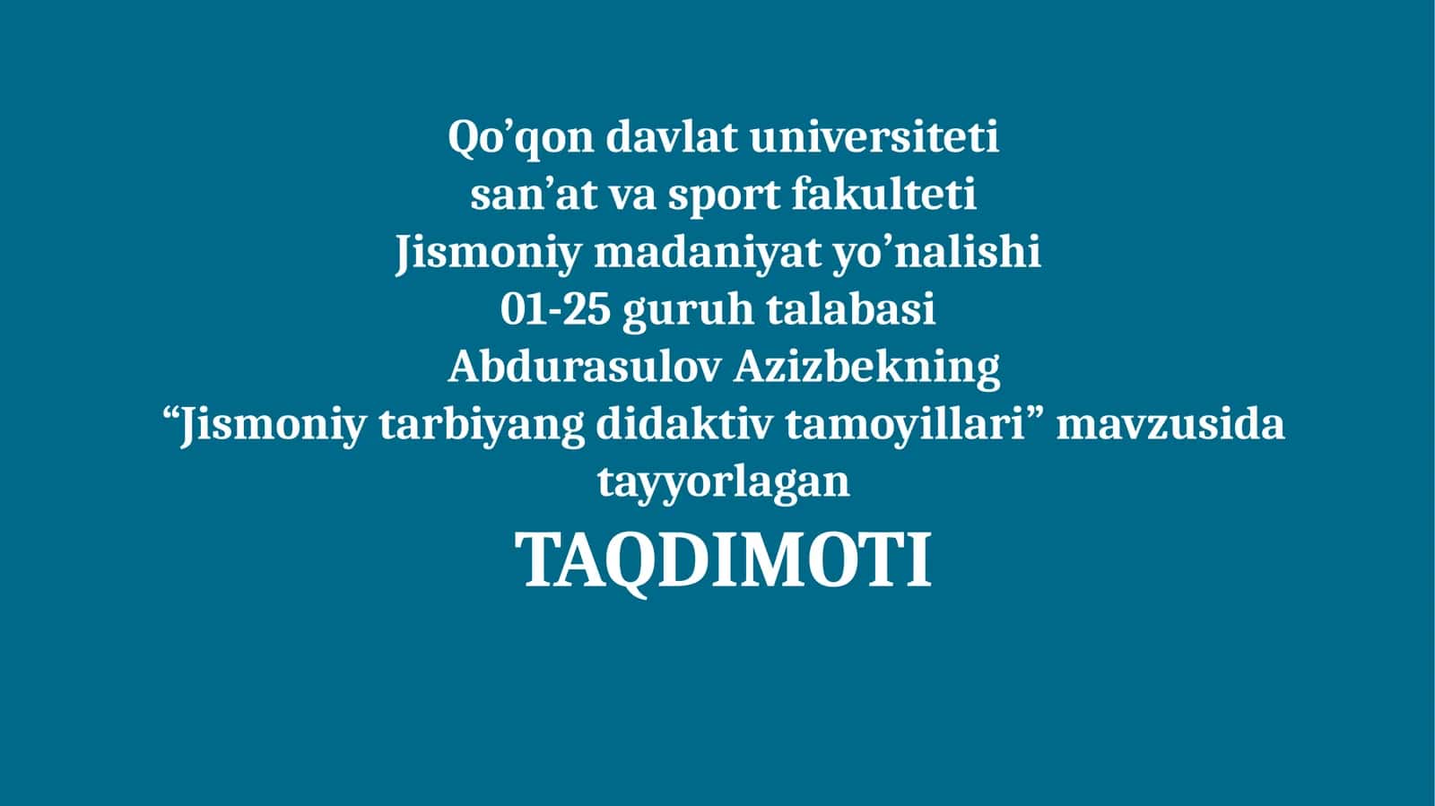 Jismoniy tarbiyang didaktiv tamoyillari 1