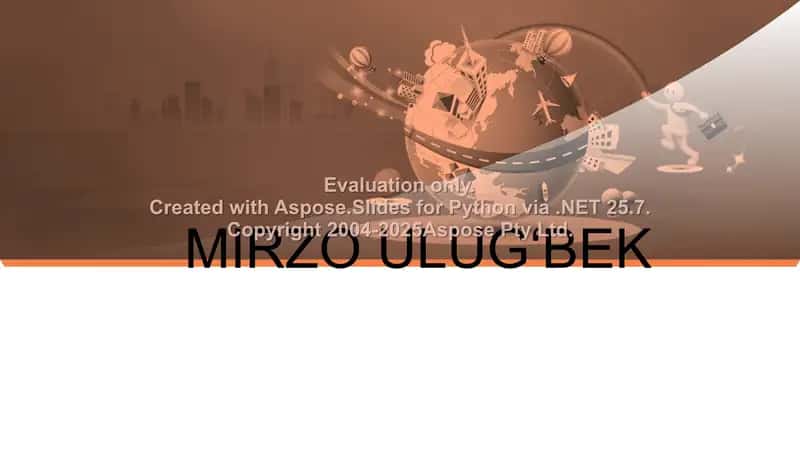 Mirzo Ulug'bek va uning ilmiy faoliyati 1