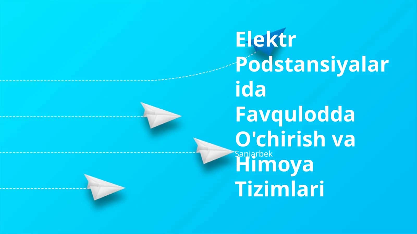 Elektr Podstansiyalarida Favqulodda O'chirish va Himoya Tizimlari 1
