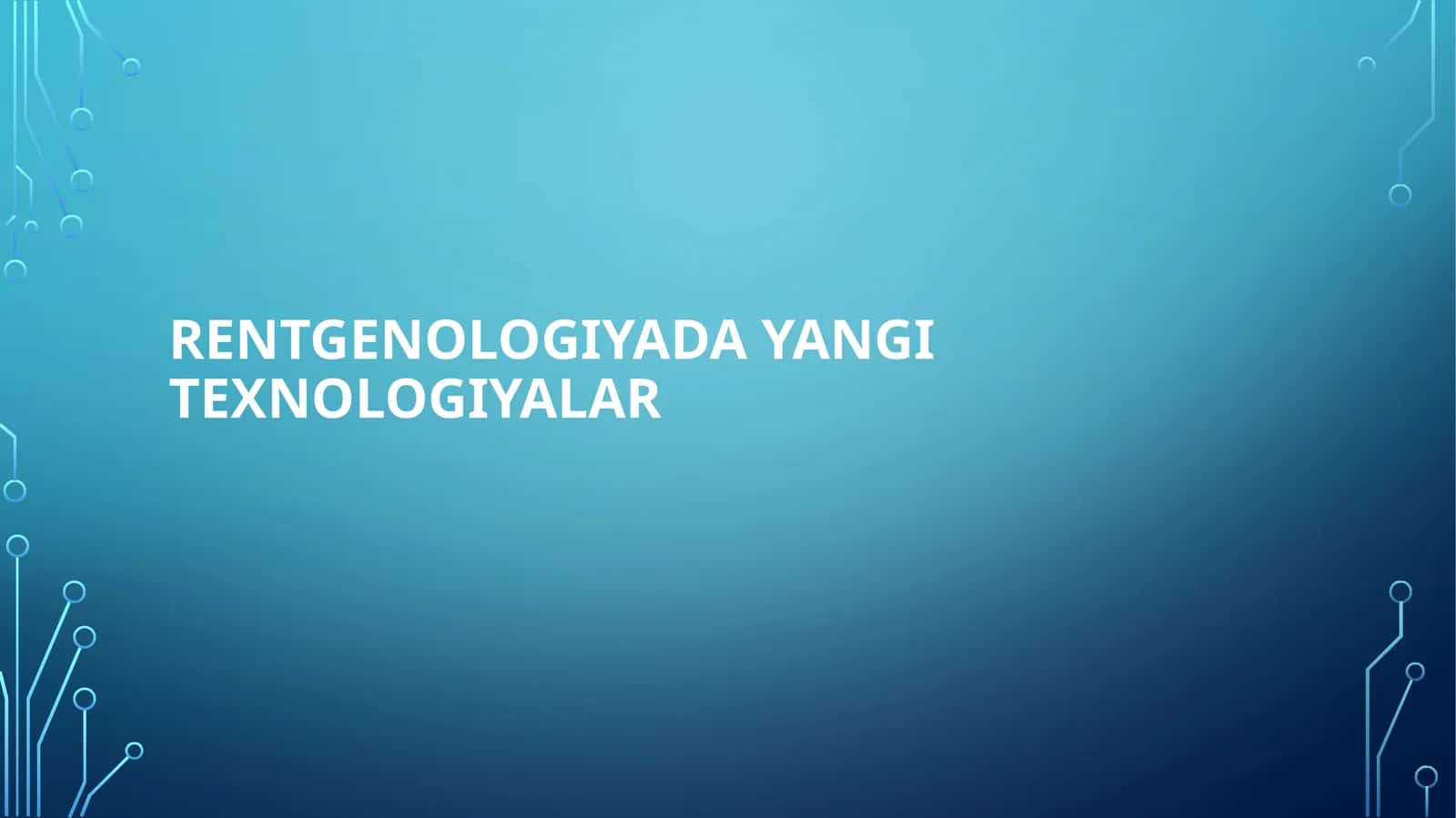 Rentgen anatomiyasi 1