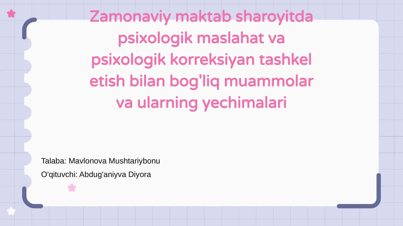 Zamonaviy maktab psixologiyasi 1