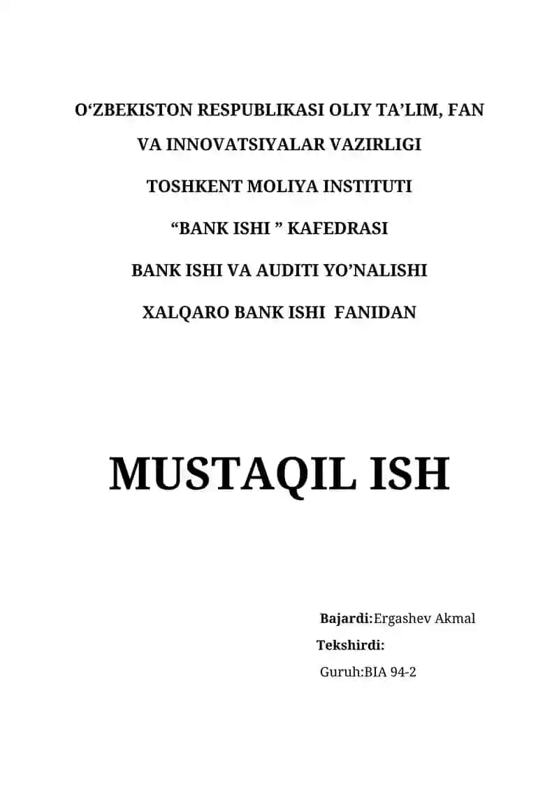 Yevro’pa markaziy banki va uning faoliyat xususiyatlari