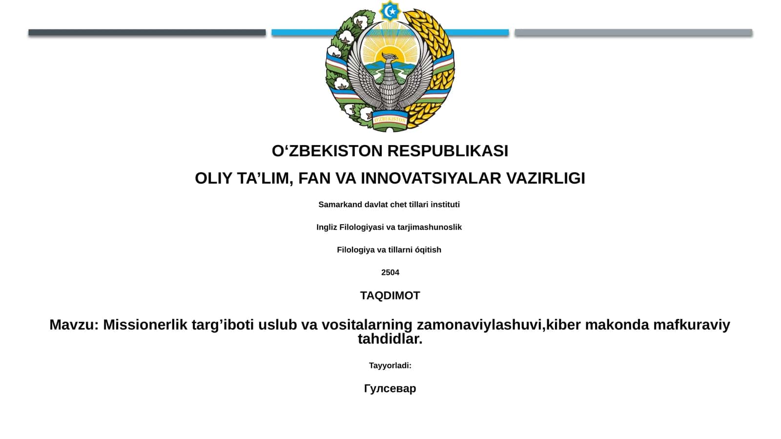 Missionerlik targ’iboti uslub va vositalarning zamonaviylashuvi,kiber makonda mafkuraviy tahdidlar 1