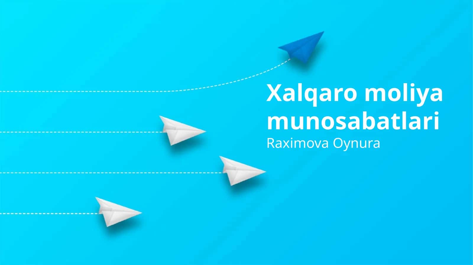 Xalqaro moliya munosabatlari 1
