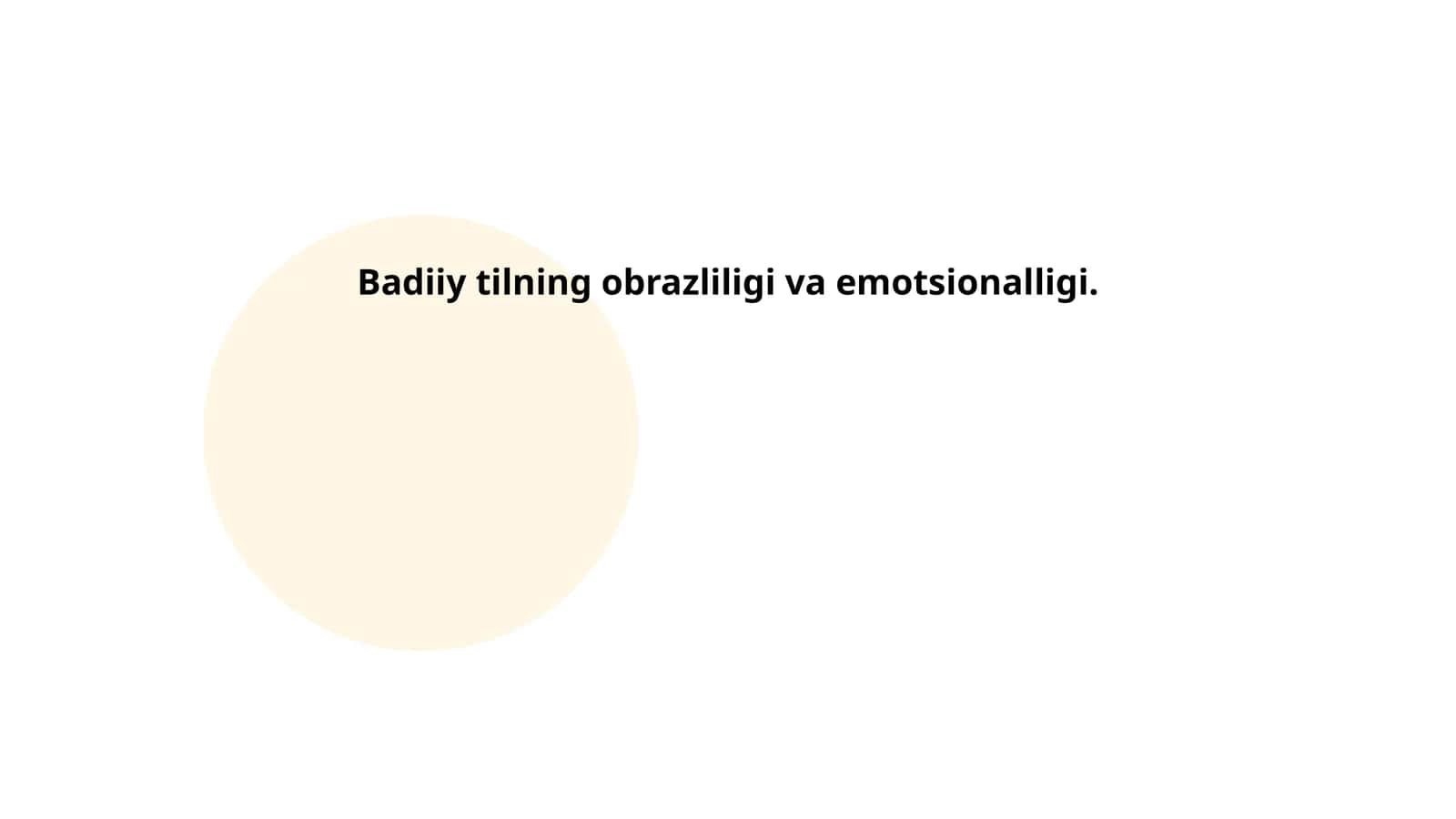 Badiiy tilning obrazliligi va emotsionalligi 1