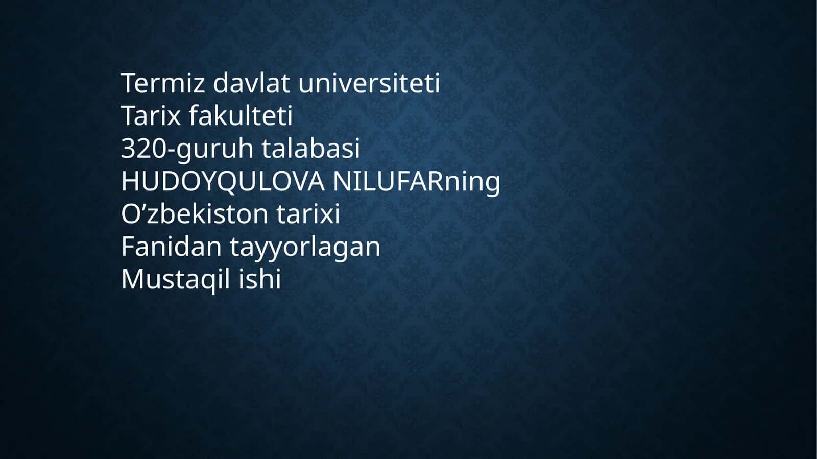Sharof Rashidovning hayoti va faoliyati 1