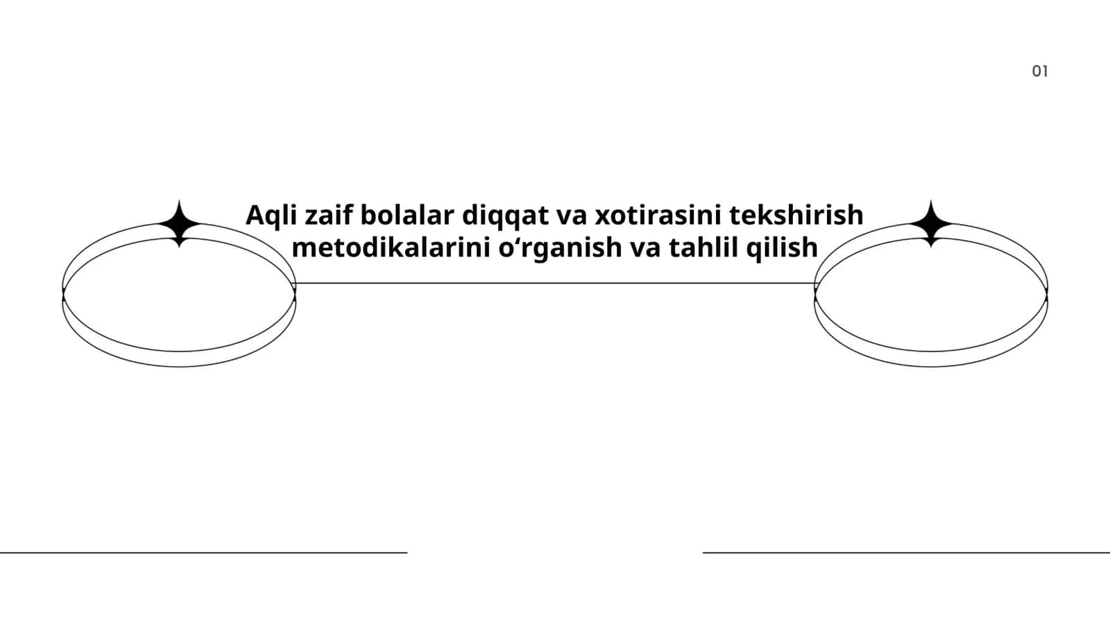 Aqli zaif bolalar diqqat va xotirasini tekshirish metodikalarini oʻrganish va tahlil qilish 1