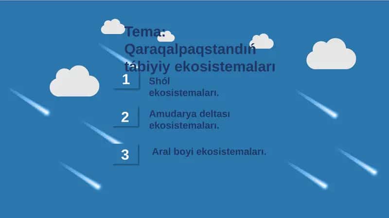 Qaraqalpaqstandiń tábiyiy ekosistemaları 1