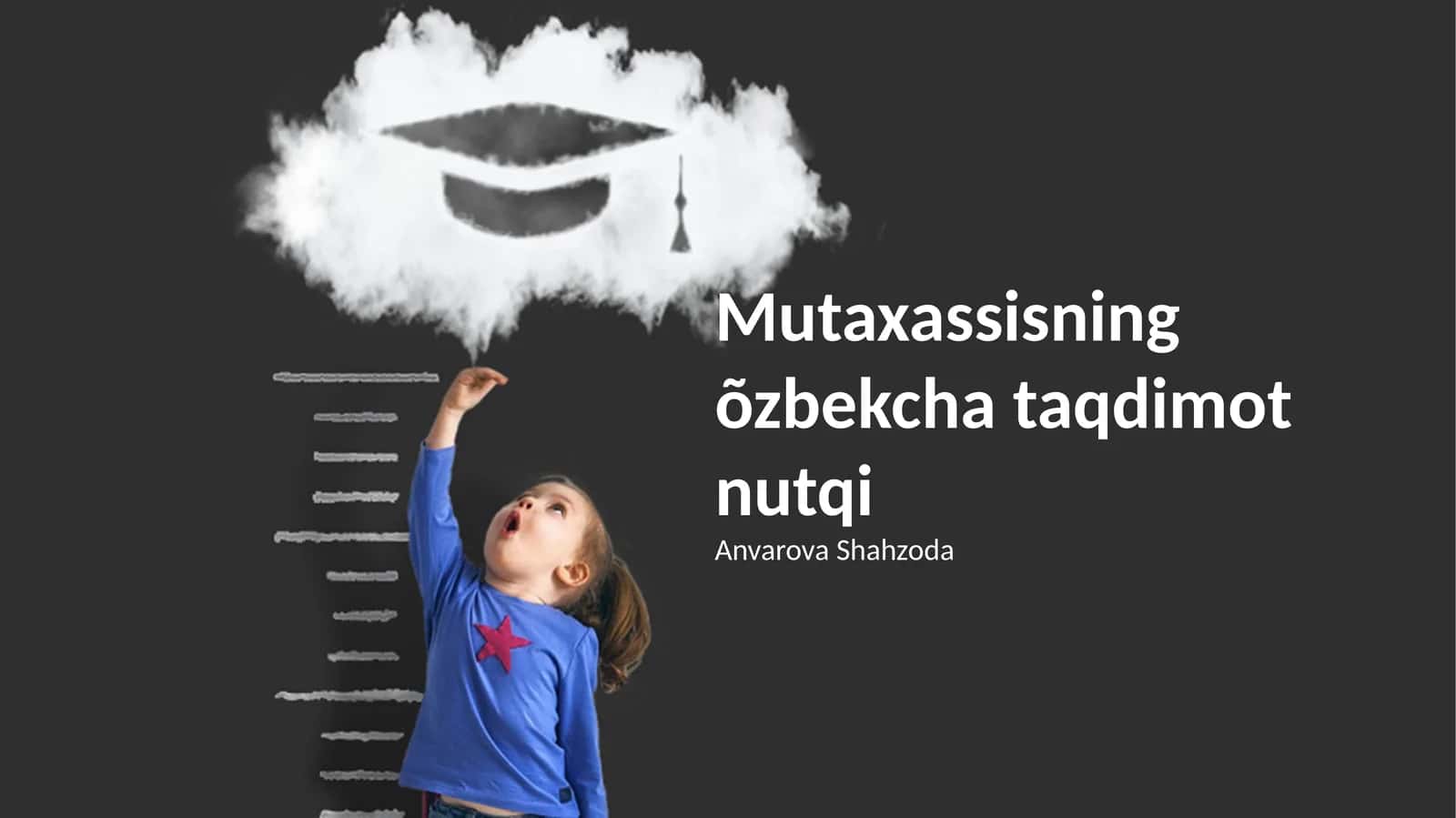 Mutaxassisning õzbekcha taqdimot nutqi 1