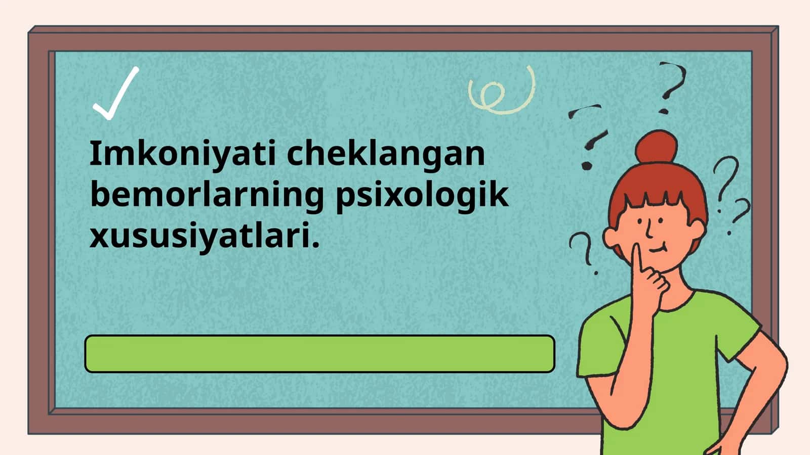 Imkoniyati cheklangan bemorlarning psixologik xususiyatlari 1