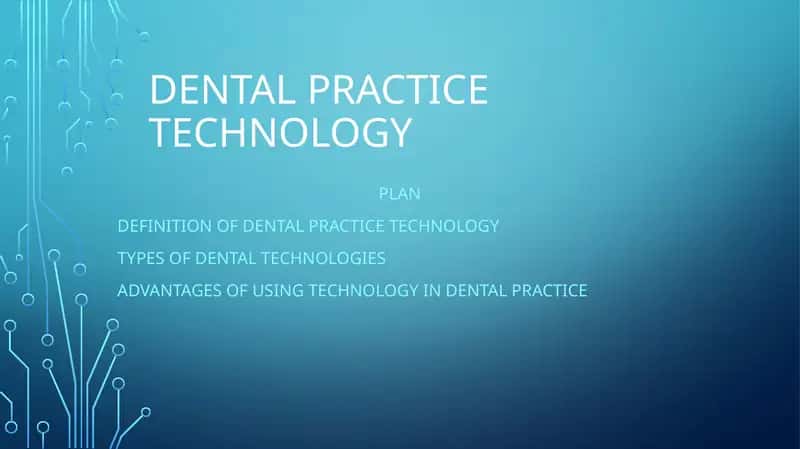 Dental Practice Technology 1