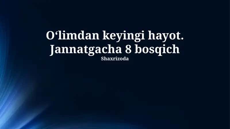 Jannatgacha 8 bosqich 1