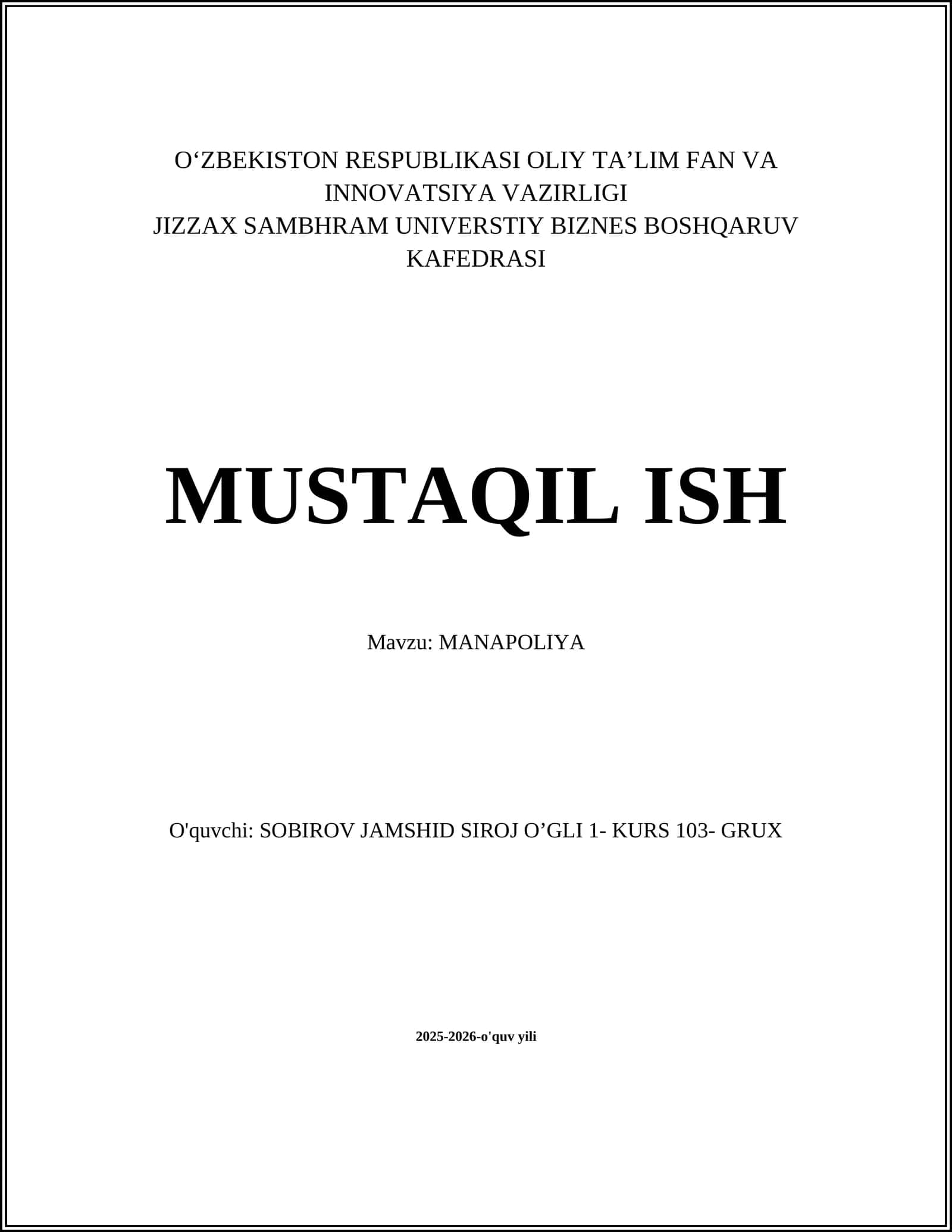 MANAPOLIYA 1
