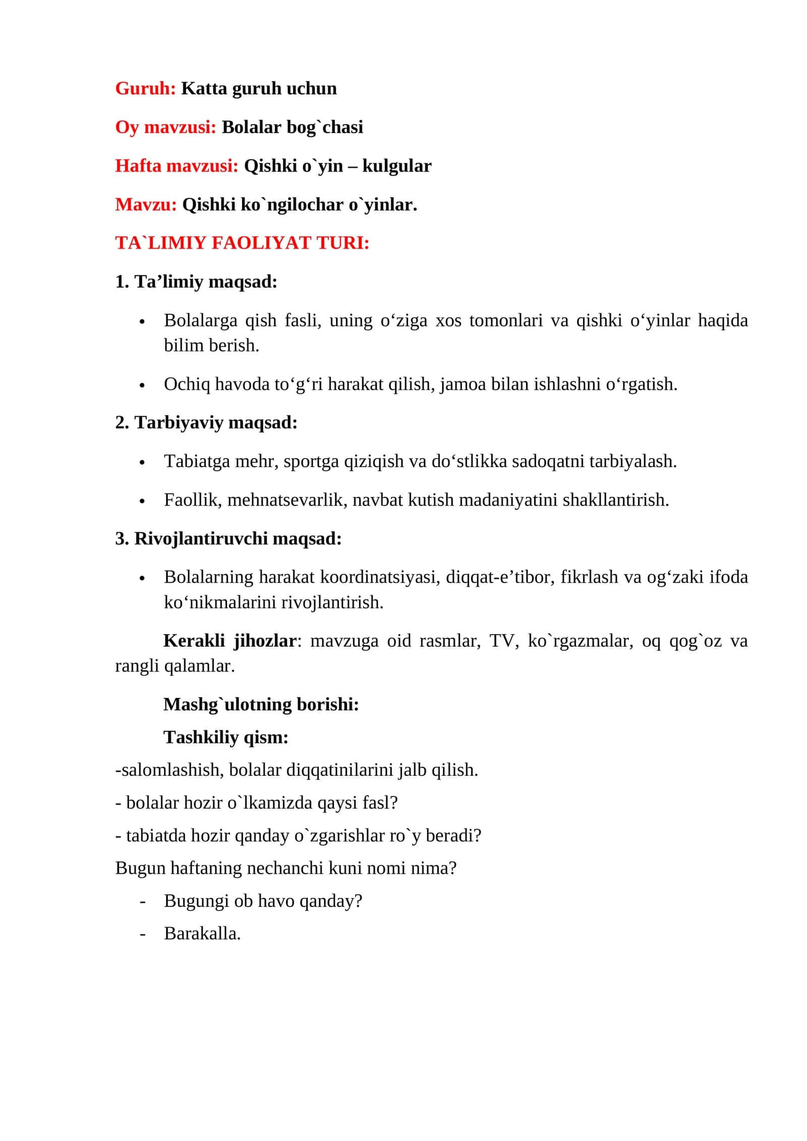 Qishki ko`ngilochar o`yinlar 1