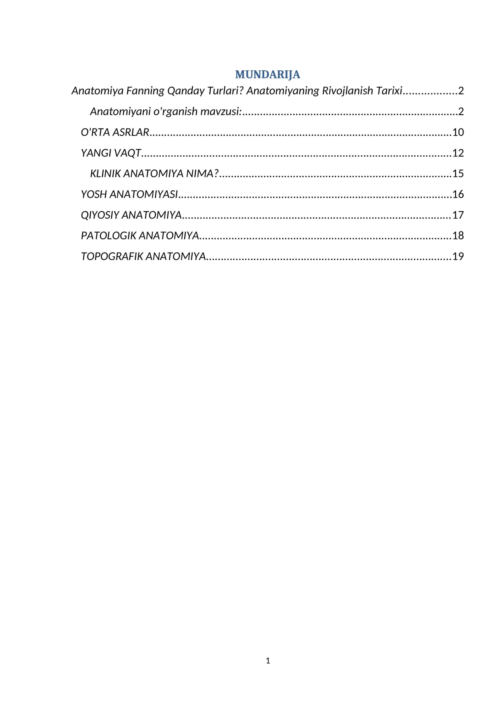 Anatomiya Fanning Qanday Turlari? Anatomiyaning Rivojlanish Tarixi 1