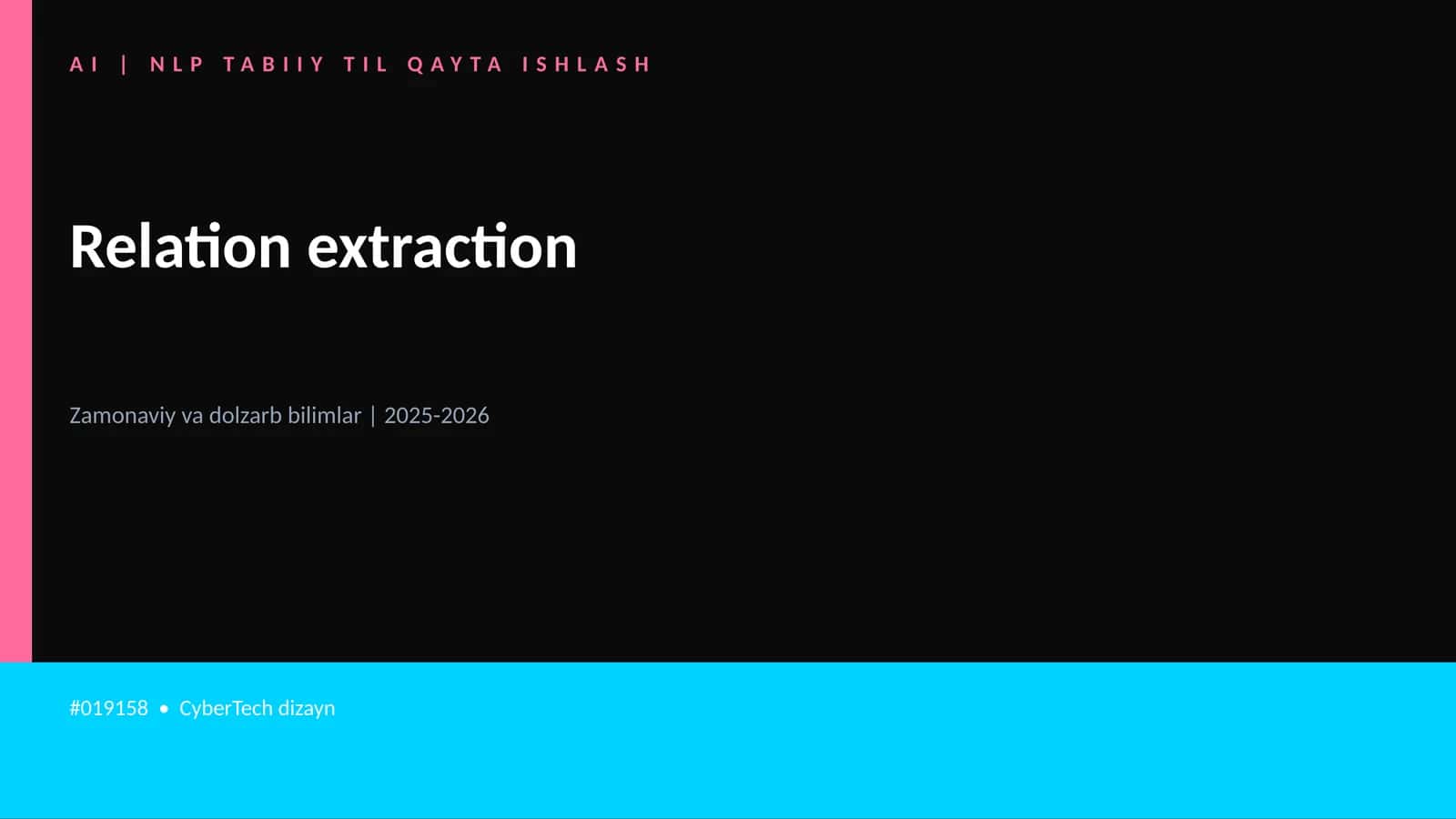 AI | NLP TABIIY TIL QAYTA ISHLASH 1
