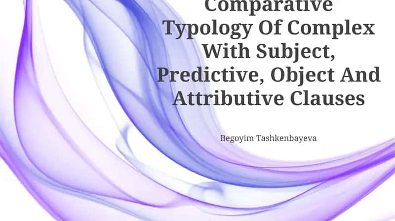 Тема: Тузилма, "Субъект", "Тепадосӣ" ва "Феълият" калимаҳо билан салмоқда 1