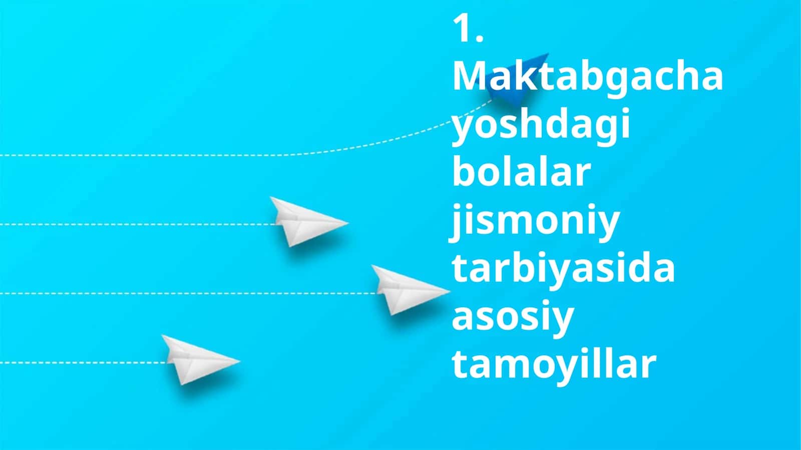 Maktabgacha yoshdagi bolalarda jismoniy tarbiyaning asosiy tamoyillari 1