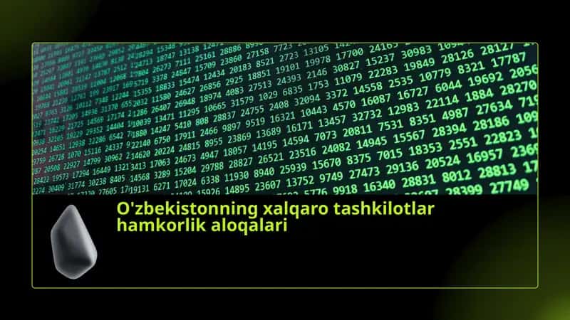 Xalqaro tashkilotlar va O'zbekiston 1