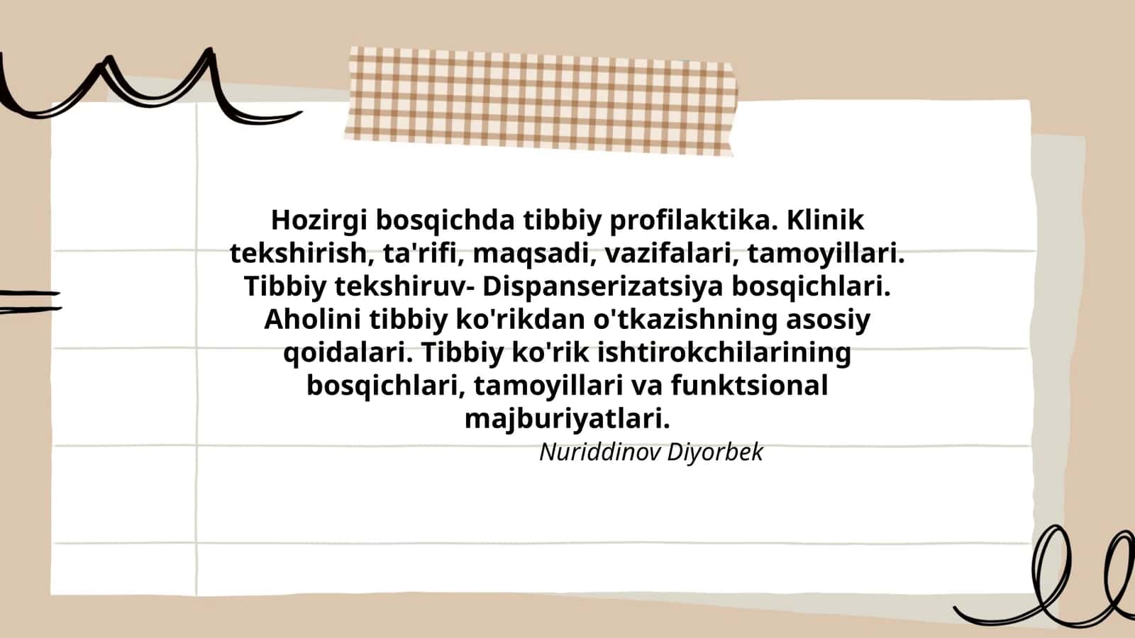 Hozirgi bosqichda tibbiy profilaktika 1