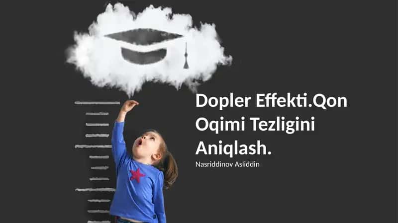 Dopler Effekti.Qon Oqimi Tezligini Aniqlash 1