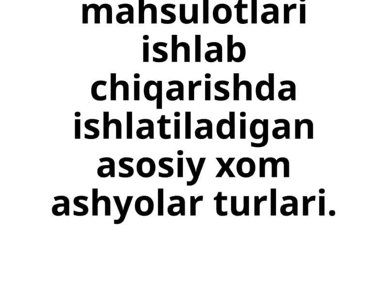 Qandolat Mahsulotlari 1
