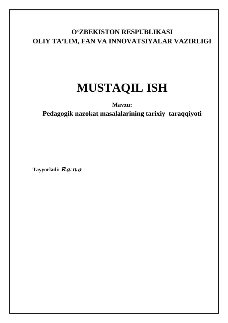 Pedagogik noziklikning tarixiy ildizlari va evolyutsiyasi 1