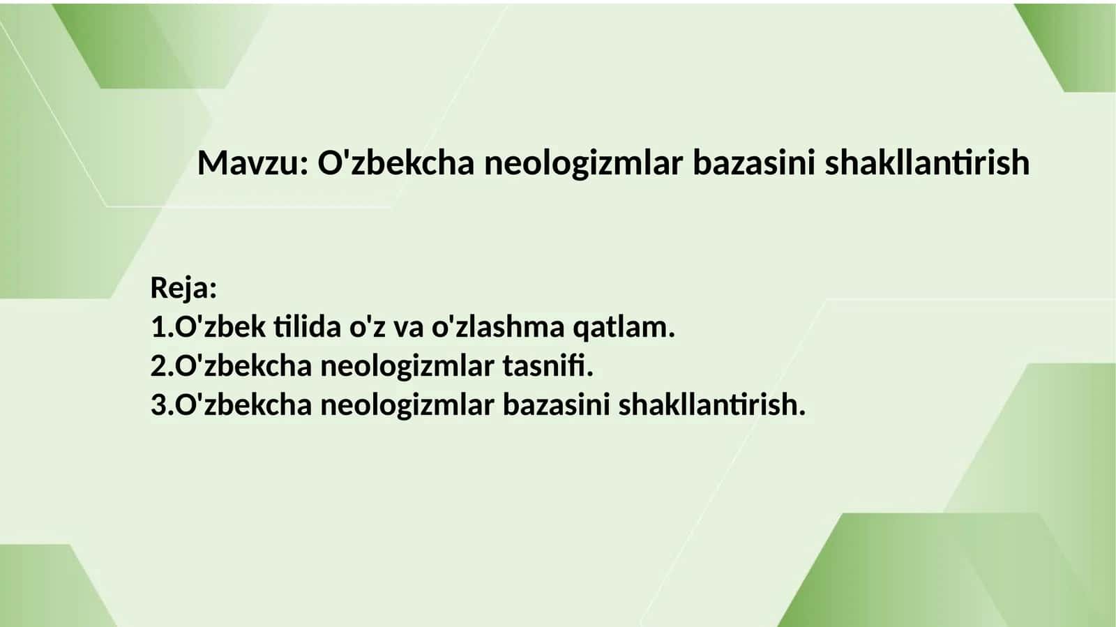 O'zbekcha neologizmlar bazasini shakllantirish 1