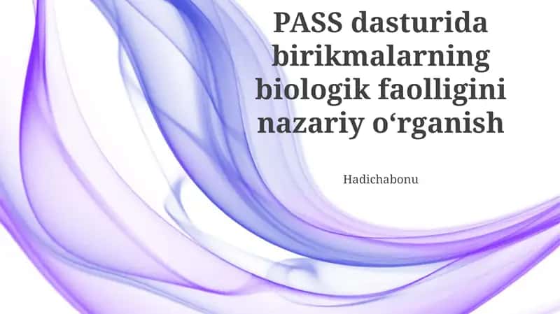 PASS dasturi 1