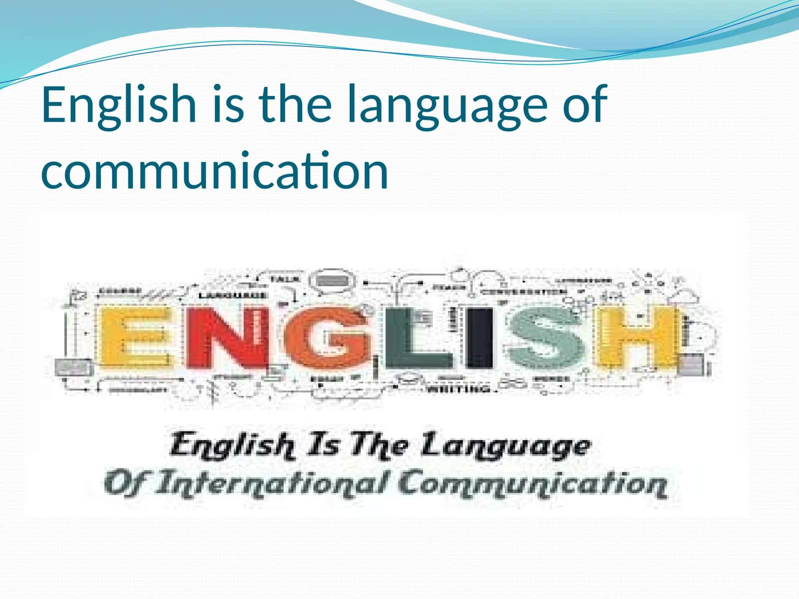 What is "Communication" in English? 1