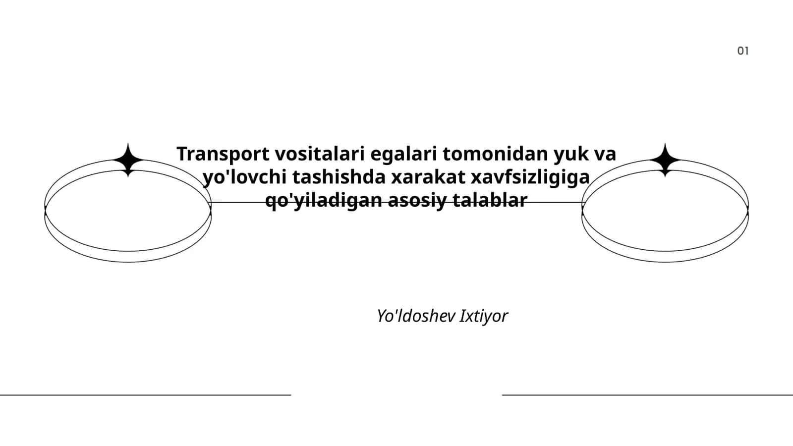 Transport Vositalari Egalari Tomonidan Yuk va Yo'lovchi Tashishda Xarakat Xavfsizligiga Qo'yiladigan Asosiy Talablar 1