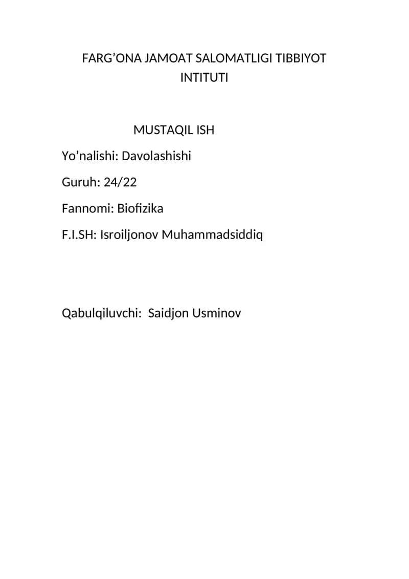 TIBBIYOTDA ENDOSKOPIK USULLARNING QULLANILISHI 1