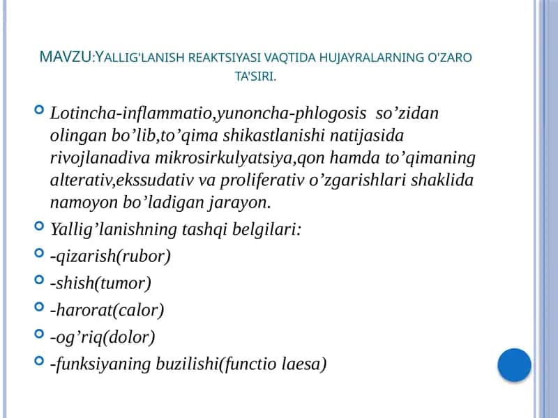 Yallig'lanishreaktsiyasi 1