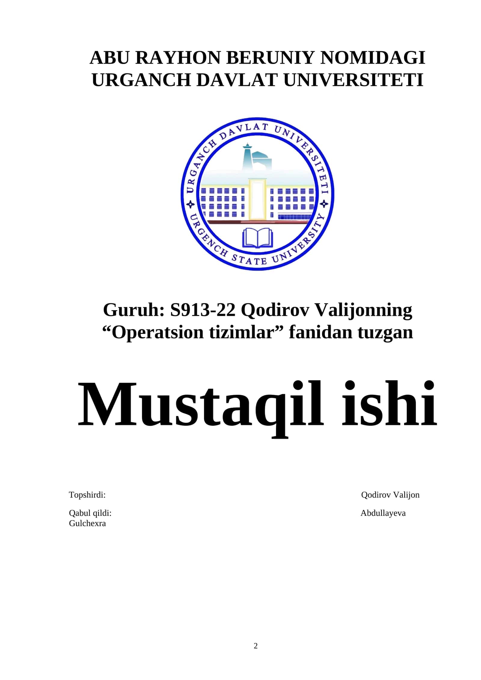 BULUT TEXNOLOGIYALARI VA ULARNING MODELLARI 1