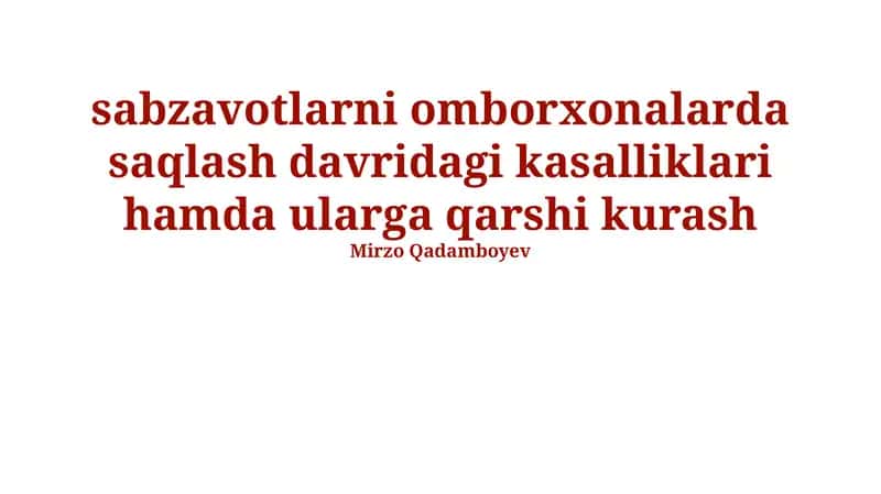 Fungal kasalliklar va ularga qarshi kurash 1
